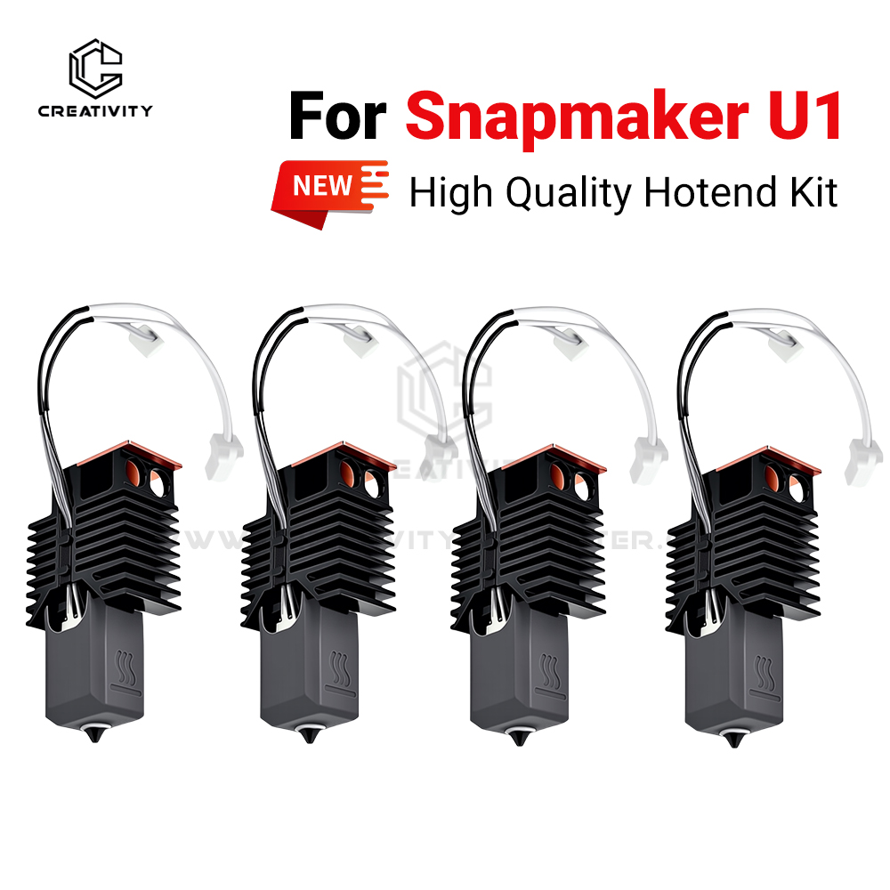 High Flow Ceramic Hotend - Hotend Completamente Ensamblado para Snapmaker U1,