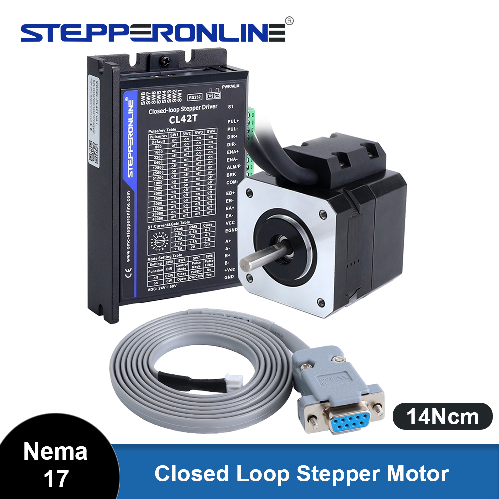Closed Loop Stepper Motor Nema 17 - STEPPERONLINE Nema 17 Kit de controlador