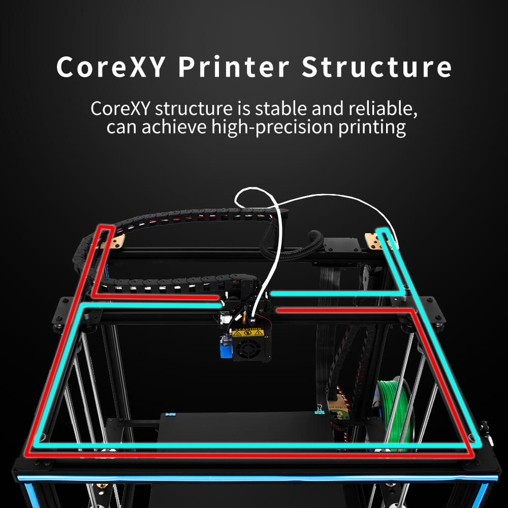 Tronxy-impresora 3D X5SA, tama - Corexy 3D Printer Kit reseña y precio