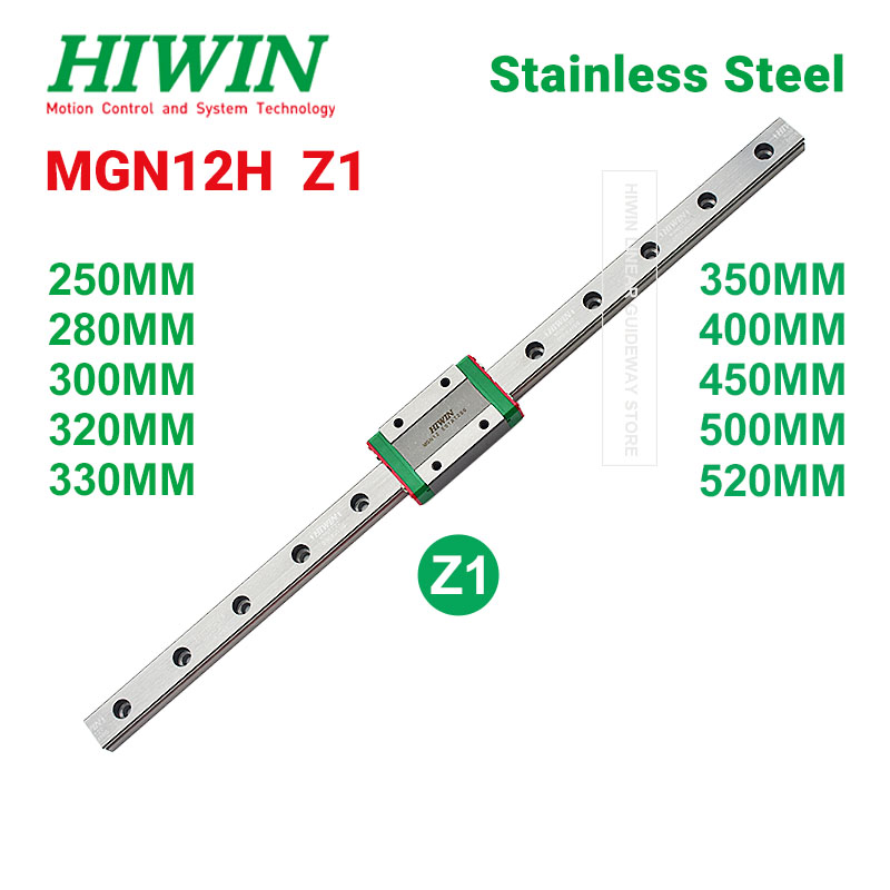 HIWIN MGN12H Z1 Riel Lineal HI - Linear Rail Mgn12H Set reseña y precio