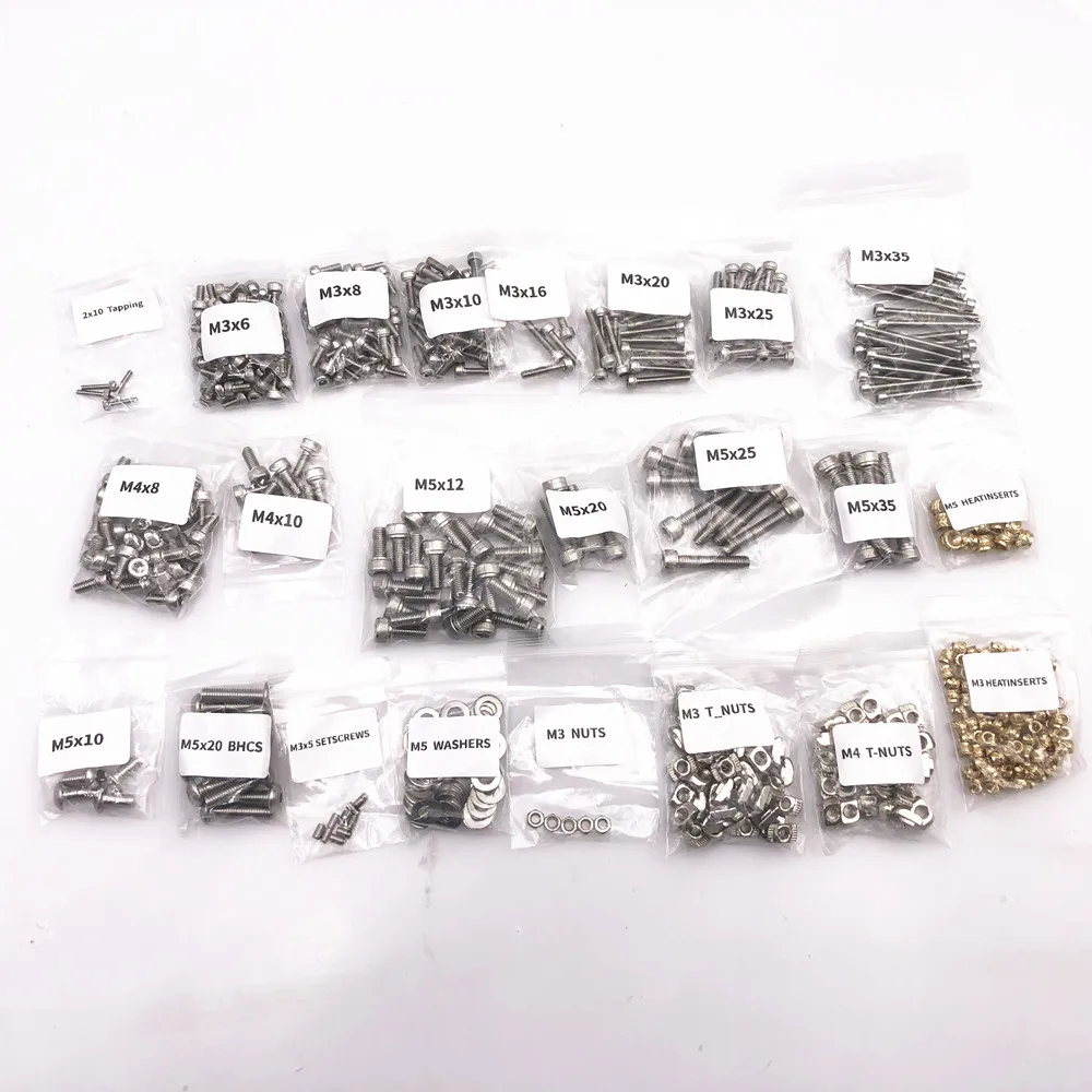 Kit de Tornillos y Tuercas de  - Corexy 3D Printer Kit reseña y precio